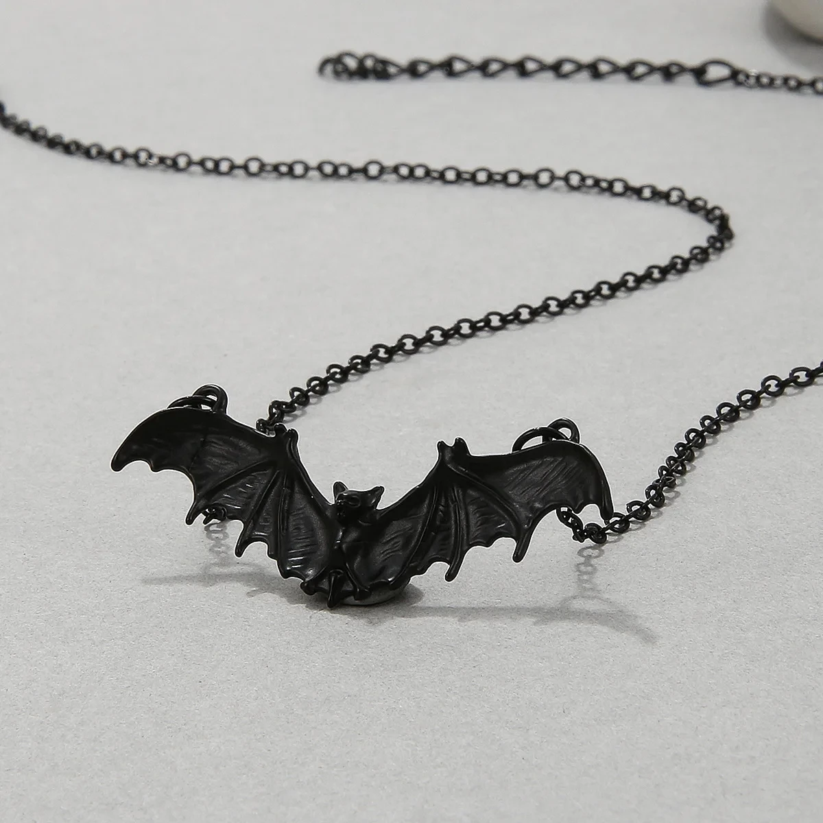 Men Accessories Neck Chain - Retro Punk Fledermaus geformte Anhänger Halskette
