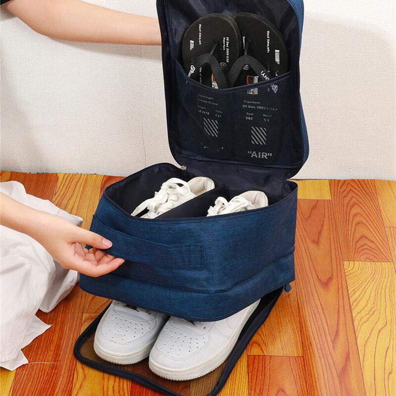 Men'S Accessories Types - 3-lagige Schuhe Tasche Reise Aufbewahrungsbox Organizer
