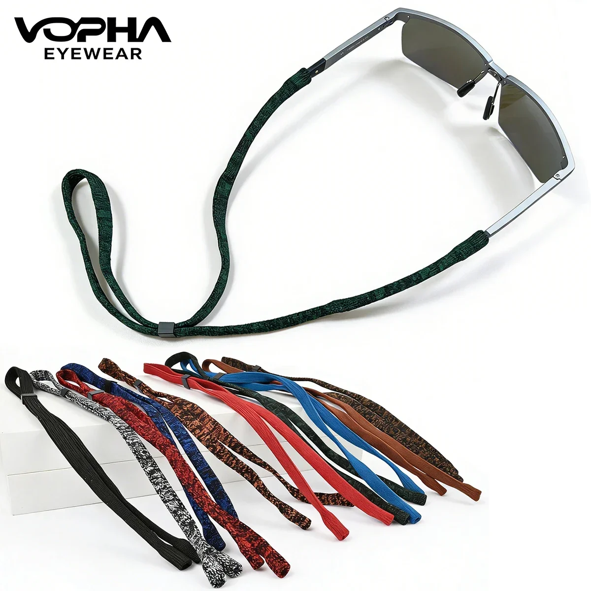 Men Accessories Neck Chain - Unisex-Sportsonnenbrille mit rutschfester Oberfläche und elastischem