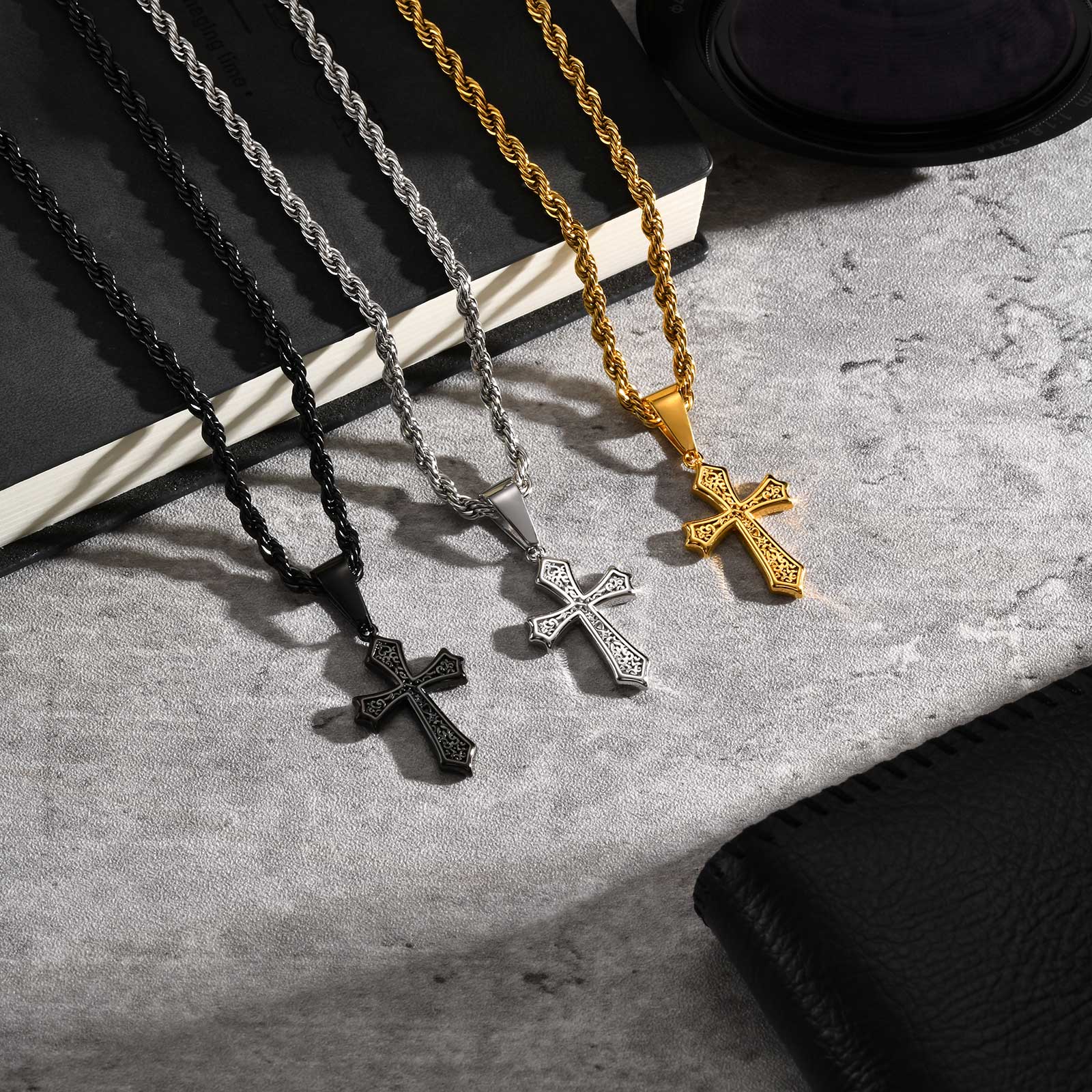 Vnox Herren-Kreuz-Halskette, E – Men Accessories Neck Chain Bewertung und Preis